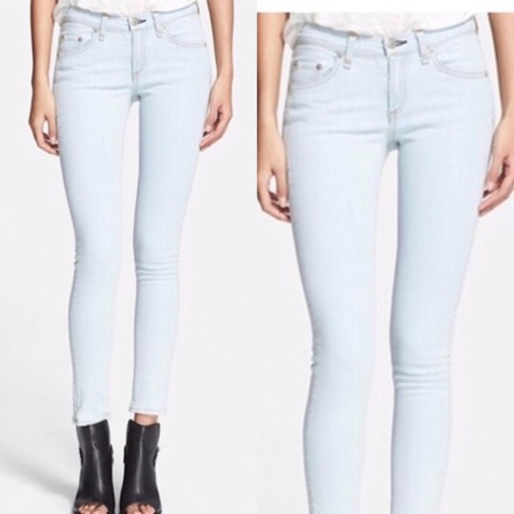 Rag & Bone Jeans Skinny in Light Wash Size 31